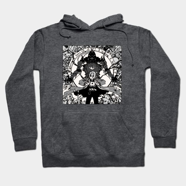 Fullmetal Alchemist Anime Manga 4 Hoodie by MaxGraphic